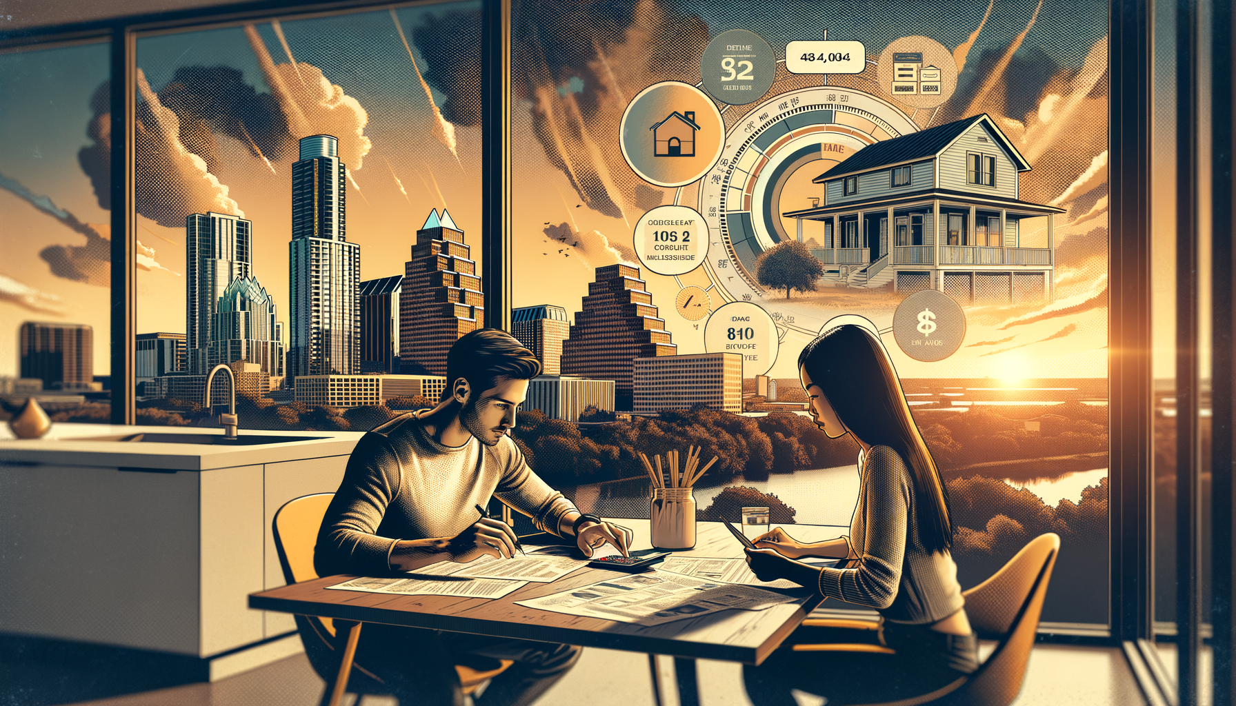 Austin down payment savings challenge eight years Austin couple budgeting for a home down payment as affordability remains challenging