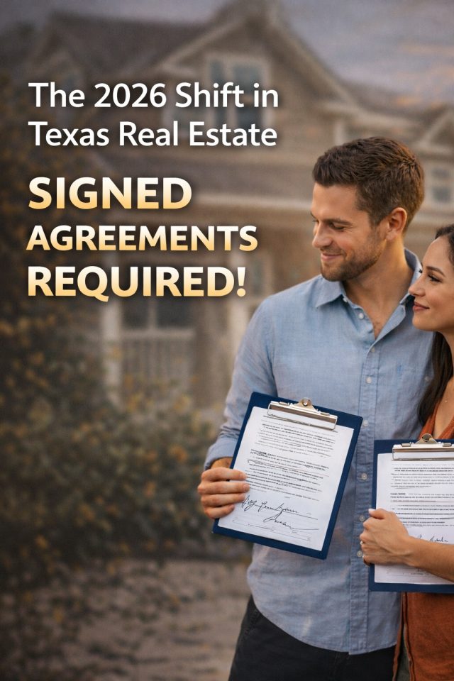 Buying a home in Texas is changing, and this one’s important.

Starting in 2026, buyers will need a signed buyer representation agreement before touring homes.

What does that mean for you?

✔️ You’ll know exactly who represents your best interests
✔️ Expectations are clear from day one
✔️ You get professional guidance, transparency, and accountability

This isn’t about adding pressure: it’s about protecting buyers and creating a more professional, trustworthy experience.

If you’re thinking about buying, the best first step isn’t touring homes…
It’s understanding your options and choosing the right representation.

Knowledge = confidence. And confident buyers make better decisions.

📩 Questions? Let’s talk.

#TexasHomeBuyers #SB1968 #HomeBuyingTips #TexasRealEstate #BuyerRepresentation #FirstTimeBuyer #RealEstateEducation