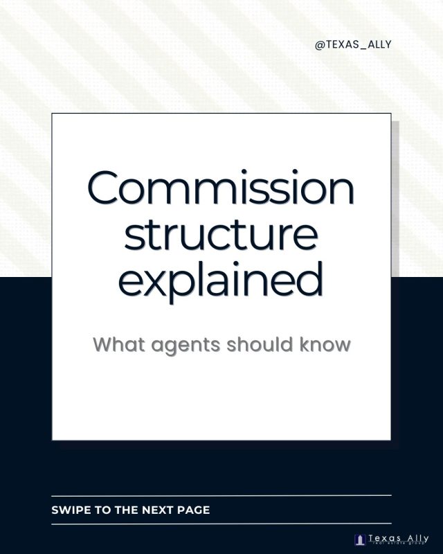 Not all commission structures work the same way, and understanding the differences matters.

Whether an agent operates under a traditional split or a 100% model, the key is knowing:
✔️ How fees are structured
✔️ What support is included
✔️ How costs scale with production

Informed agents build stronger, more sustainable businesses.

#RealEstateEducation #AgentBusiness #CommissionStructures #TexasRealEstate #AgentKnowledge #RealEstateCareer