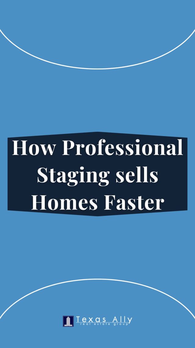 First impressions matter, especially in real estate. 🏡✨

Professional staging is not just about making a home look beautiful. It is about creating an emotional connection the moment buyers walk through the door or scroll through photos online. A well staged home highlights the best features, improves flow, and helps buyers picture themselves living there, which often leads to stronger offers and faster sales.

In today’s market, presentation is strategy. If you are thinking about selling, make sure your home is positioned to stand out from the competition and attract serious buyers.

Learn more about how we help sellers maximize their home’s value at www.texasally.com

#HomeSellingTips #TexasRealEstate #HomeStaging #SellSmart #RealEstateMarketing